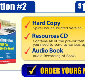 Aussie Speeding Fines Hard Copy Book Option 2