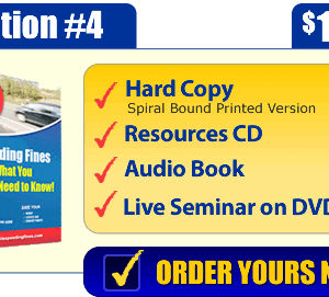 Aussie Speeding Fines Hard Copy Book Option 4