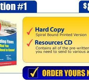 Aussie Speeding Fines Hard Copy Book Option 1