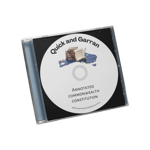 Quick and Garran Constitution on CD - Image 2