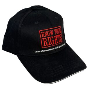 Know Your Rights cap