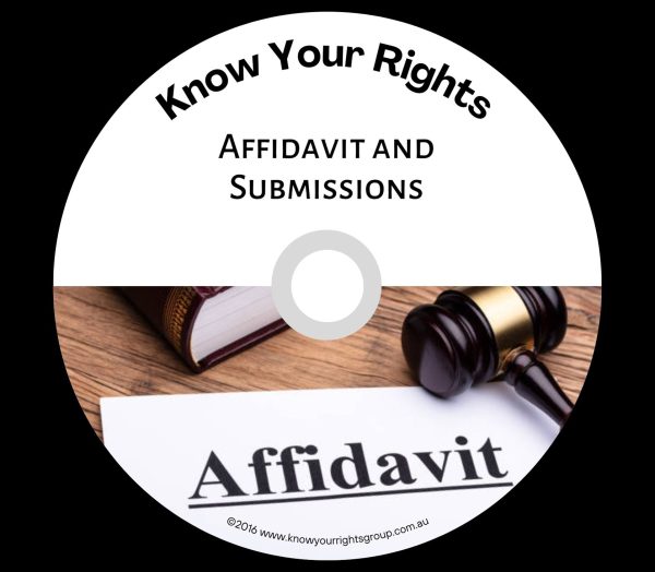 Affidavit and Submissions CD - Image 2