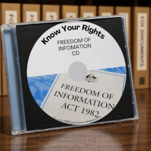 Know Your Rights Freedom of Information CD with FOI documents and official responses collection