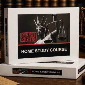 Know Your Rights Home Study Course box set with full seminar recordings and study materials